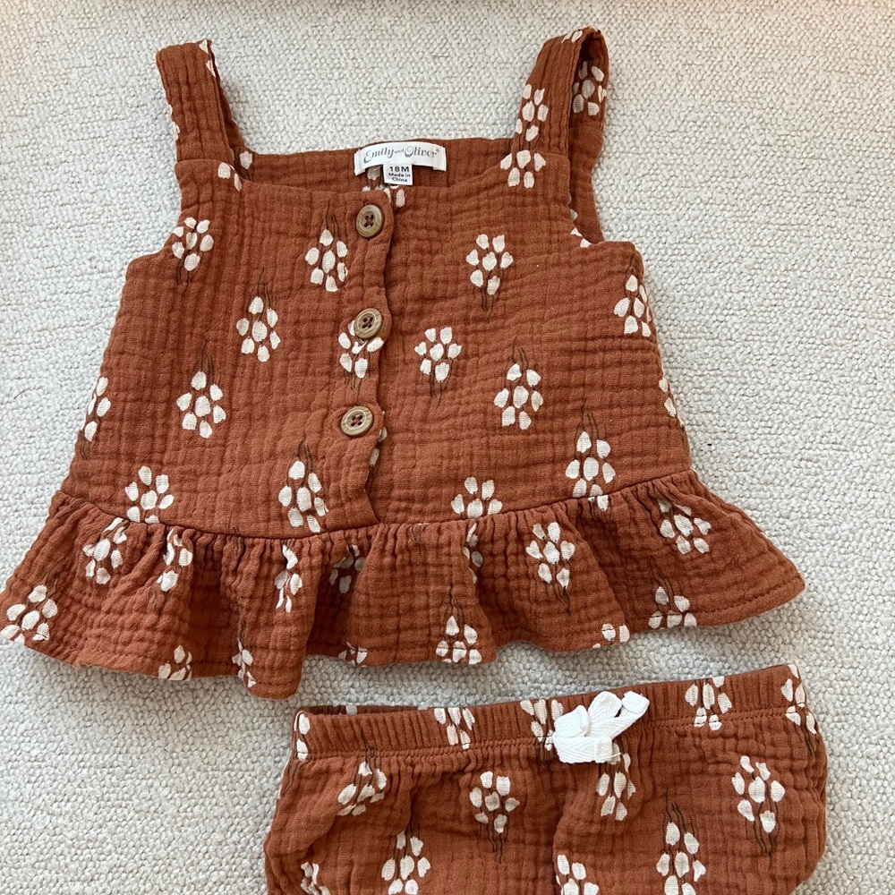 Baby girl two piece outfit